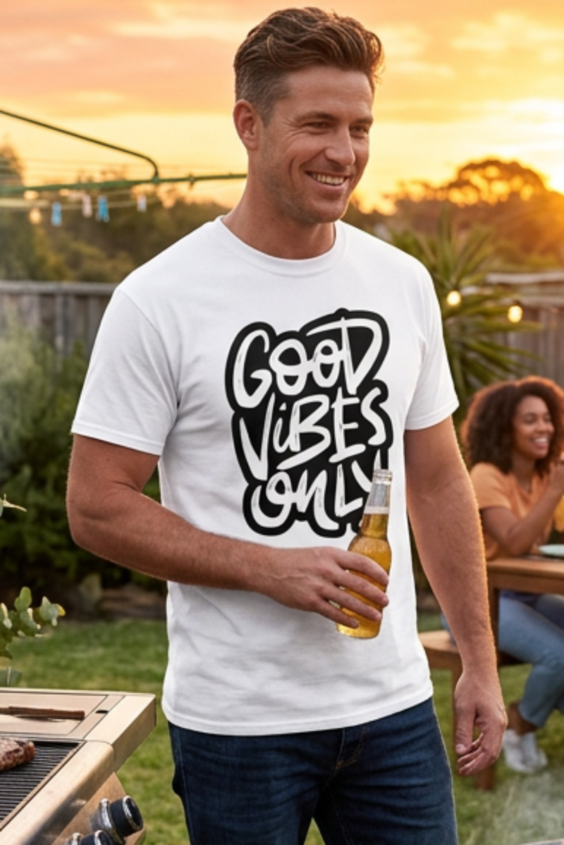 Good Vibes T-Shirt - authentic product design