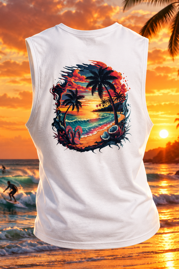 Sunset Beach Tank Top - Cookies Trend Collective
