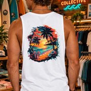 Sunset Beach Tank Top - Cookies Trend Collective