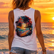 Sunset Beach Tank Top - Cookies Trend Collective