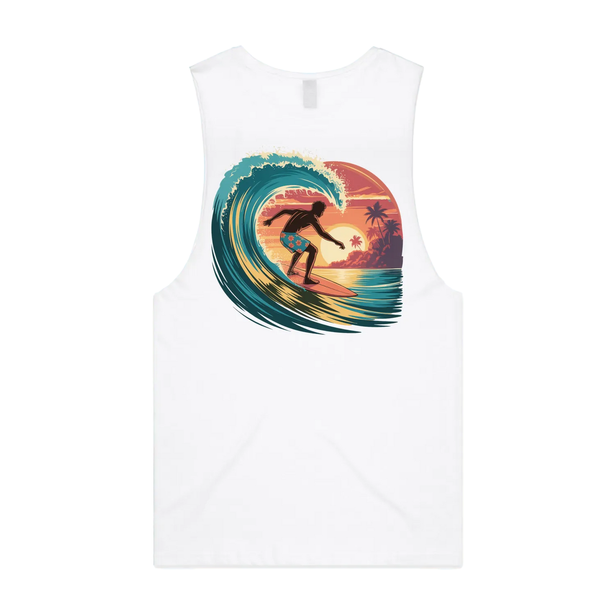 Islander Surf Tank Top – Men's Tropical Graphic Tank