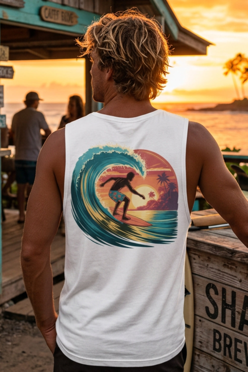 Islander Surf Tank Top – Men's Tropical Graphic Tank