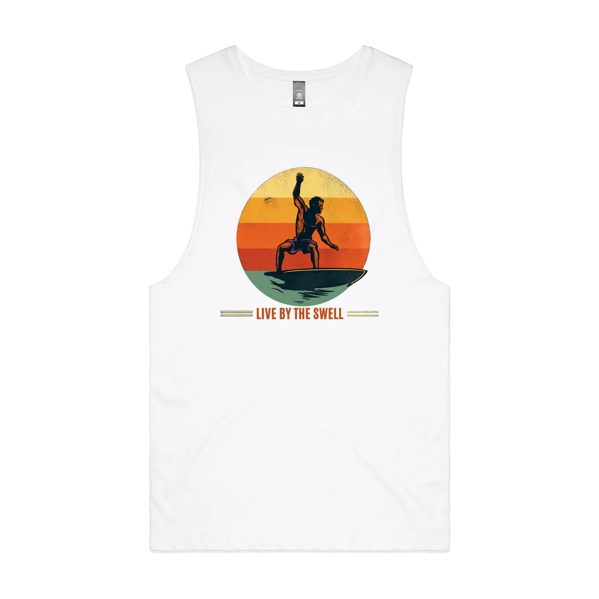 Swell Tank Top – Men's Retro Surf Graphic Tank