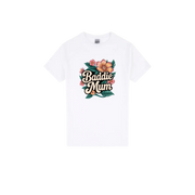 Baddie Mum T-Shirt – Floral Mum Graphic Tee | Cookies Trend Collective