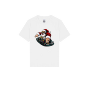 DJ Santa Youth T-Shirt – Funny Christmas DJ Shirt for Kids