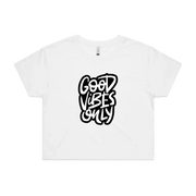 Good Vibes Only Crop Top