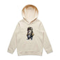 Kid's hoodie featuring a cool hip hop cat design in sunglasses and gold chains, ideal for cat lovers and baby fashion.