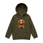 Cute tan Dachshund puppy - Sausage dog graphic on a kid's hoodie for dog lovers and animal lovers.